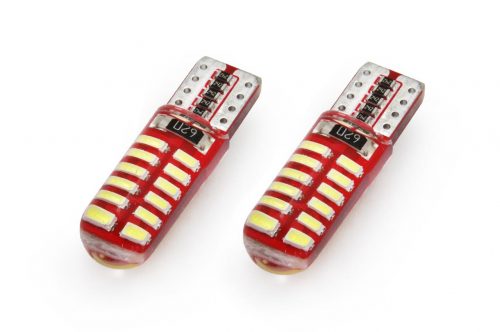 leds t10 silicone super brilho can bus